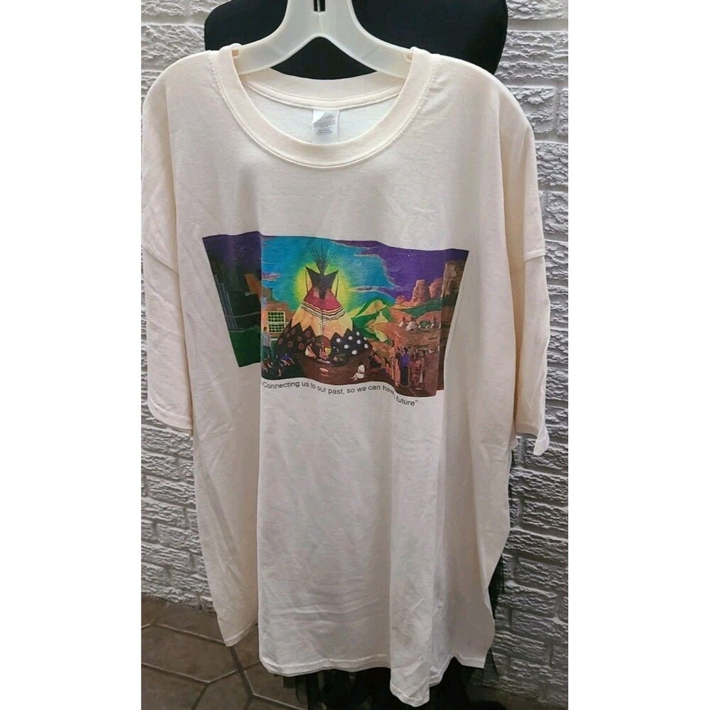 Native American Tribal Art Screen Print Design Unisex T-Shirt New